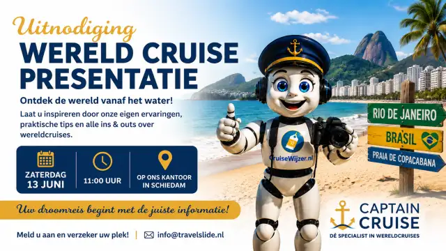 WERELD CRUISE INSPIRATIE PRESENTATIE